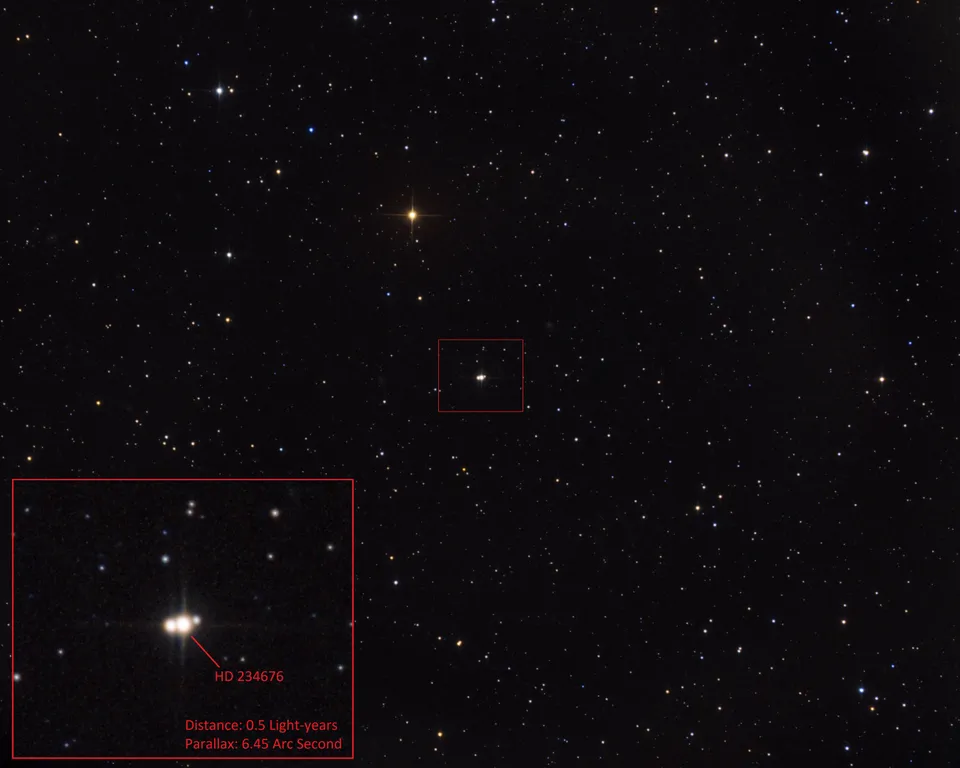 HD 234676: astrophotograph by Pete Lawrence