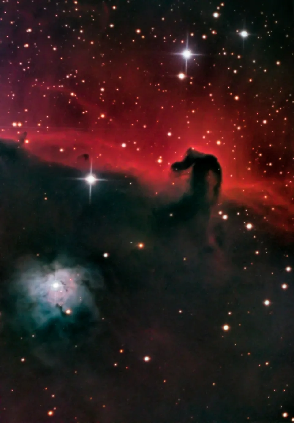 Horsehead Nebula & NGC 2023: astrophotograph by Pete Lawrence