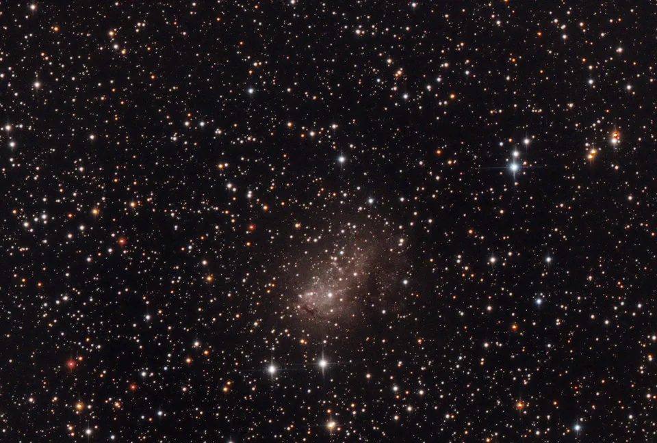 IC10: astrophotograph by Pete Lawrence