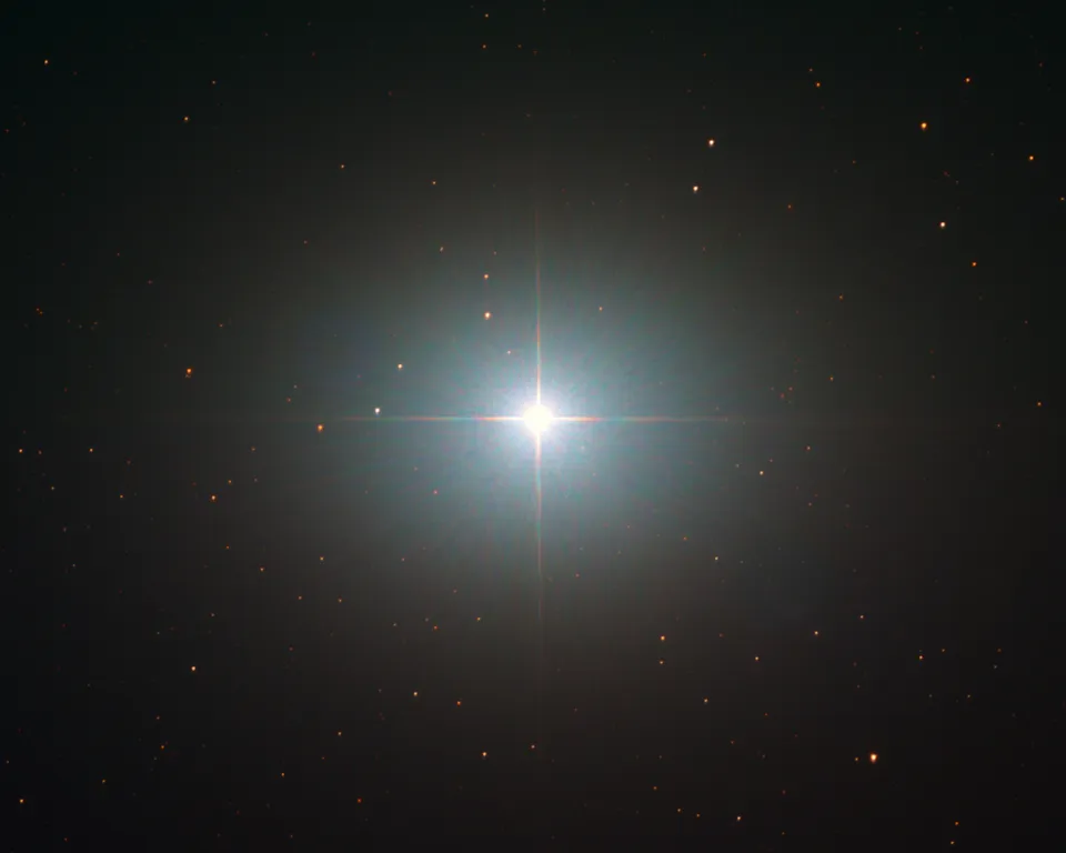 Sirius: astrophotograph by Pete Lawrence