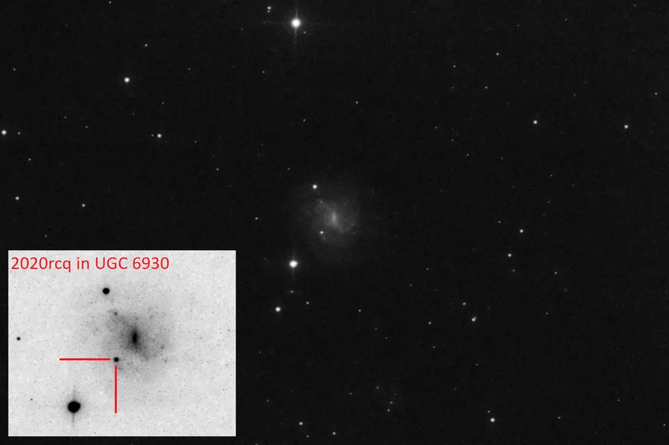SN2020rcq: astrophotograph by Pete Lawrence