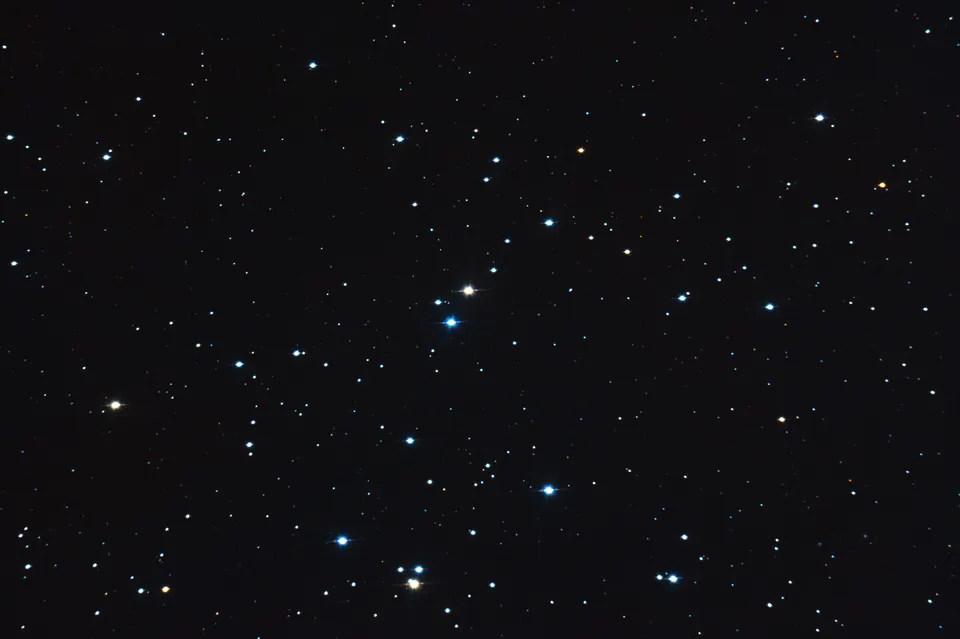 The Beehive Cluster: astrophotograph by Pete Lawrence