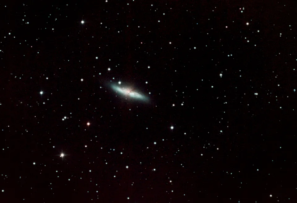 The Cigar Galaxy: astrophotograph by Pete Lawrence