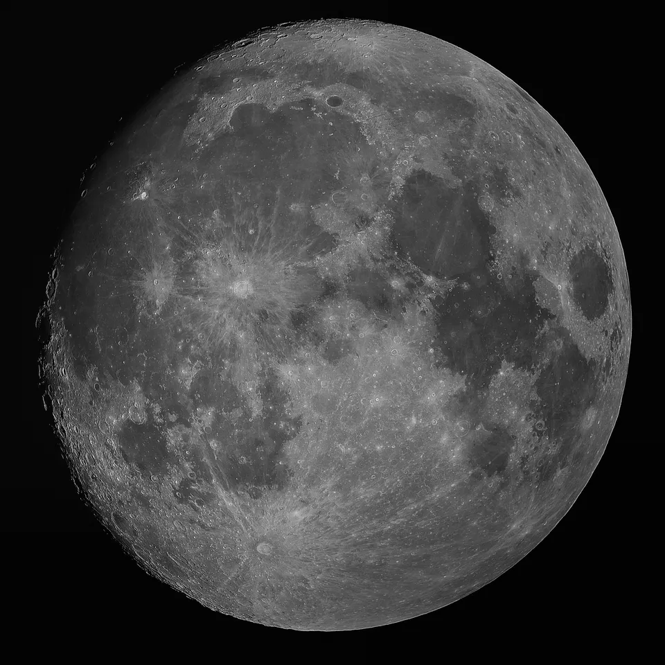 The Moon (99% Illumination): astrophotograph by Pete Lawrence