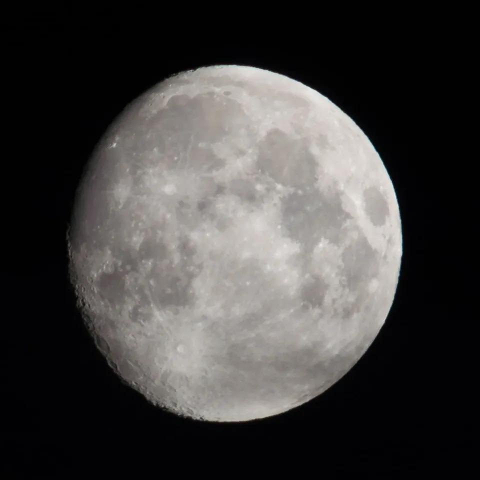 The Moon (99% Illumination): astrophotograph by Pete Lawrence