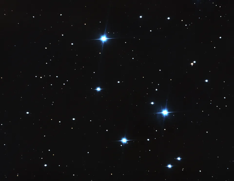 The Pleiades: astrophotograph by Pete Lawrence