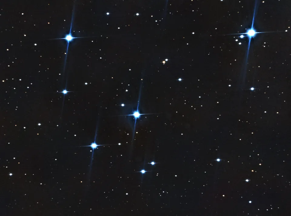 The Pleiades: astrophotograph by Pete Lawrence